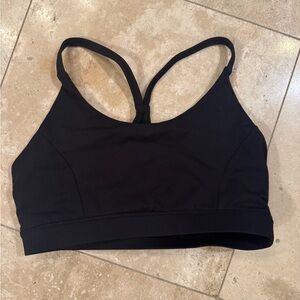 Black Racerback Sports Bra
